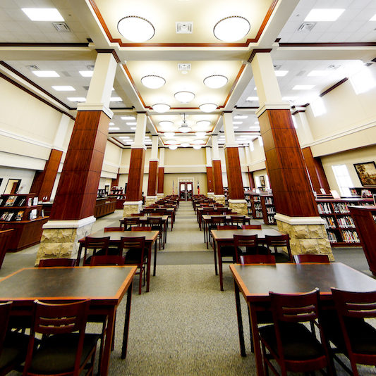 Prosper High School library